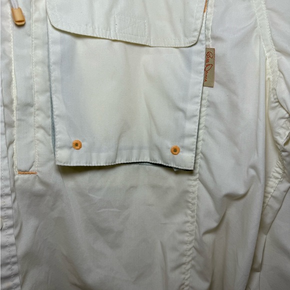 Bill Dance button up, long sleeve fishing shirt off white men's size x-large - Picture 5 of 10